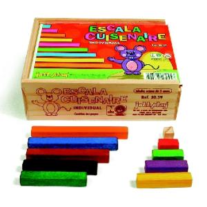 Escala Cuisenaire Individual  68 pçs