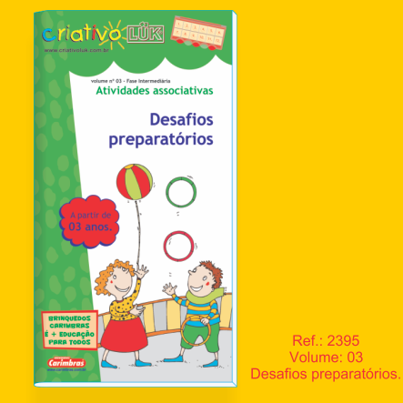 Livro Criativo Lük – vol. 3 -  Desafios preparatórios