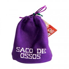 Saco de Ossos - verde e roxo