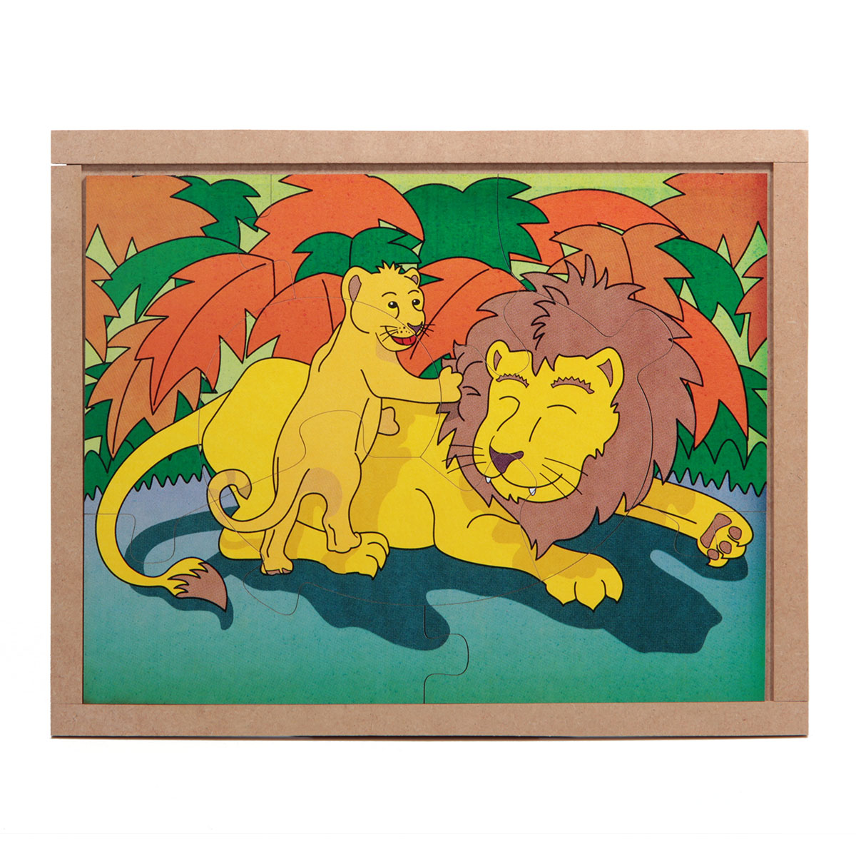 Quebra-cabeça Animais e Filhotes – Leão