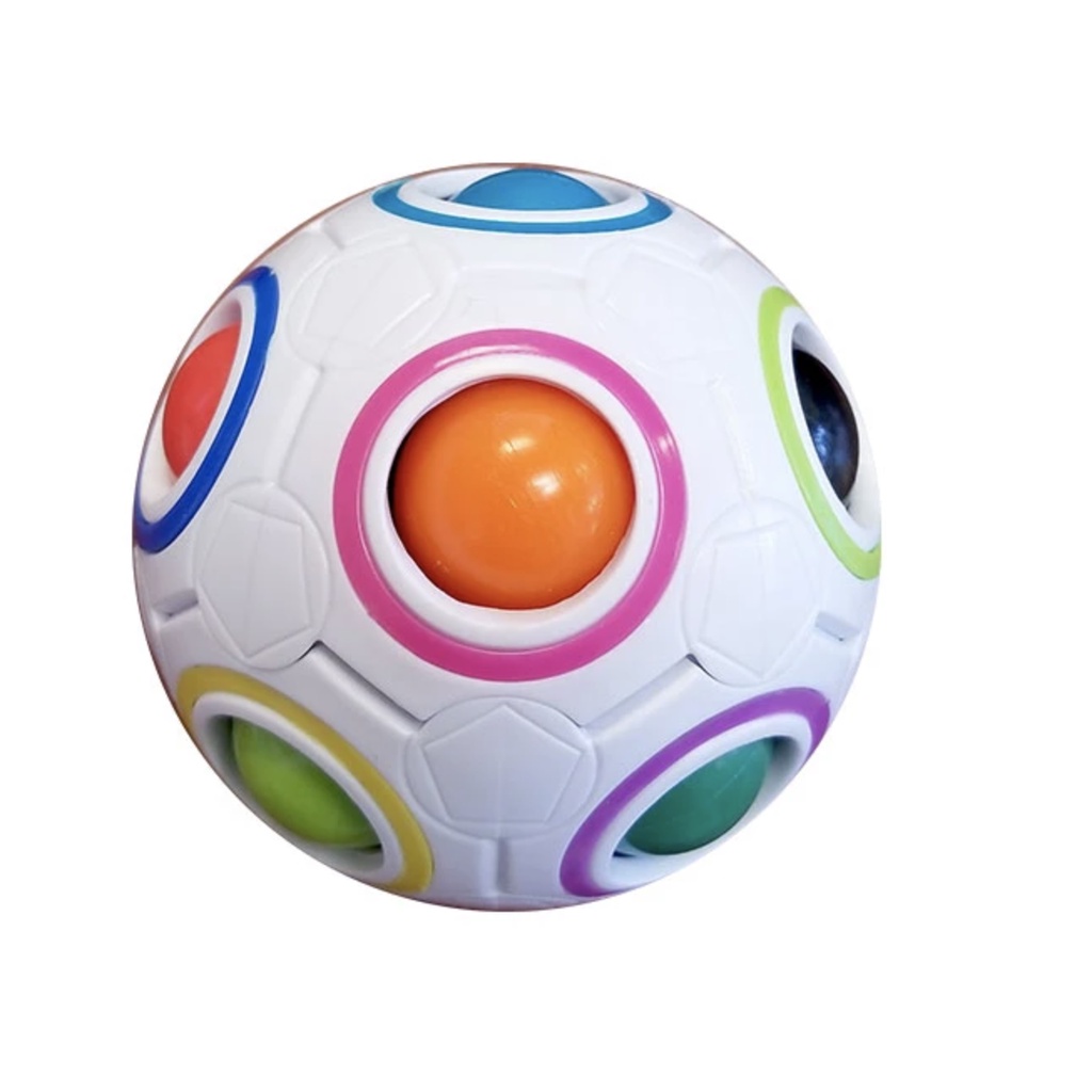 Jogo Mágico de Quebra-cabeça de Bola Rainbow Puzzle Ball Fidget Jogo de  Habilidade com Bolas de Alívio do Stress, Rainbow Puzzle Cube Kids Rainbow