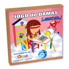 Jogo de Damas Adaptado  - Braille