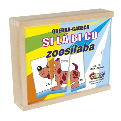 Quebra-Cabeça Silábico Zoosílaba